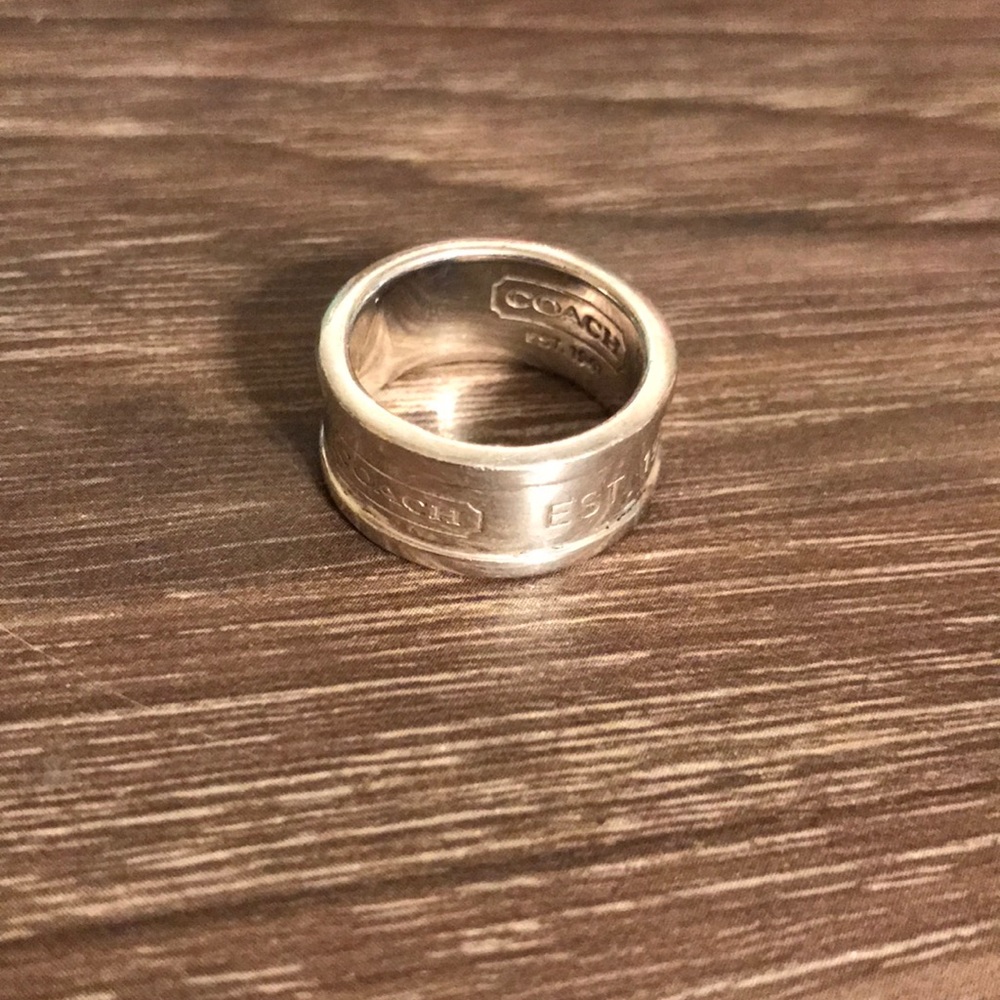 Silver Coach Ring